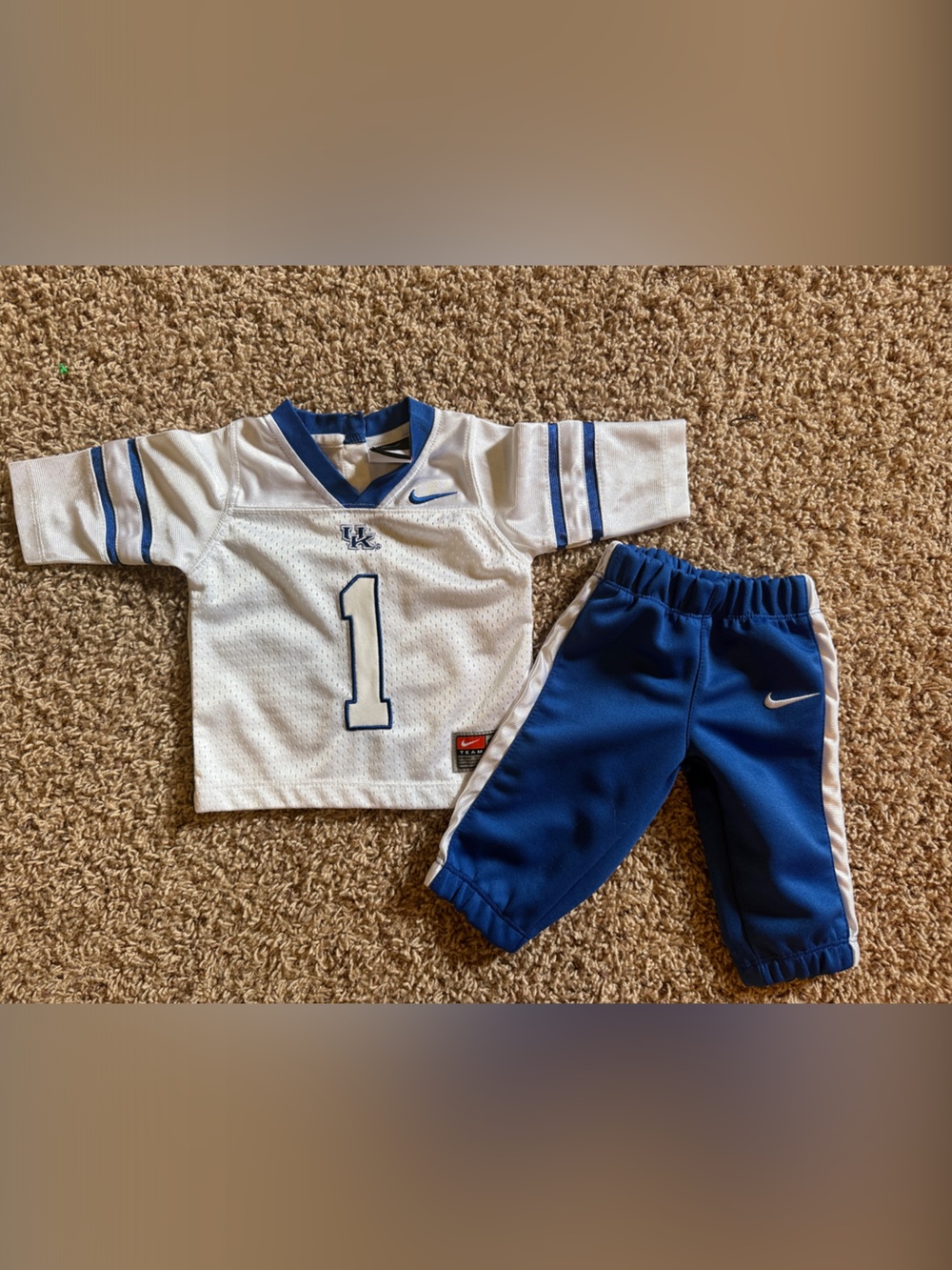 Nike Kentucky baby jersey and Joggers